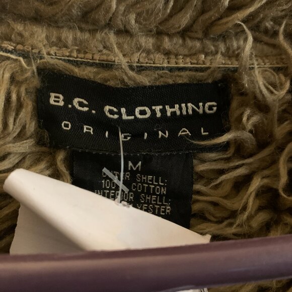 Denim full length Pennylane Style  long Coat with front faux fur details - Picture 4 of 4